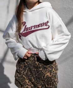 WEGO スタジアムロゴショートプルパーカー