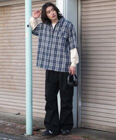 WEGO 【ユニセックス着用ITEM】アンサンブルチェックシャツ（LS）