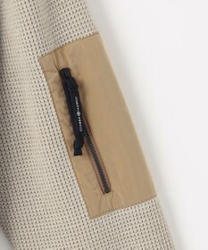 JOSEPH ABBOUD MOUNTAIN 【イージーケア/速乾性/軽量糸使用】 クルーネックコンビ プルオーバー ニット