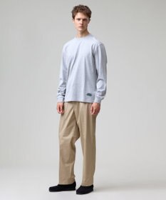 J.PRESS MEN 【J.PRESS ORIGINALS】【UNISEX】Cotton Jersey Small Logo Long Sleeve T-shirt