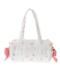 Maison de FLEUR フラワーリボンプリント2Wayボストンバッグ