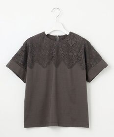 自由区 【洗える】レース Tシャツ