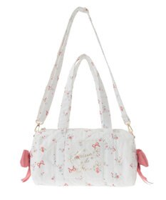 Maison de FLEUR フラワーリボンプリント2Wayボストンバッグ