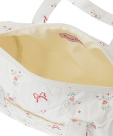 Maison de FLEUR フラワーリボンプリント2Wayボストンバッグ