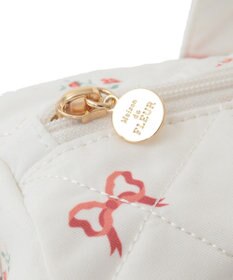 Maison de FLEUR フラワーリボンプリント2Wayボストンバッグ