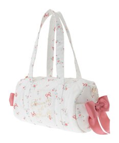 Maison de FLEUR フラワーリボンプリント2Wayボストンバッグ