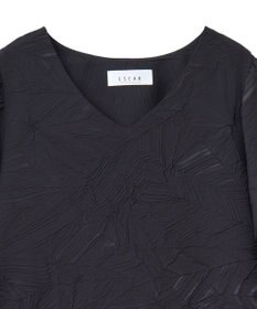 Green Parks ■ＥＳＣＡＲ　エンボスＶネックワンピース