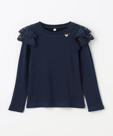 ANY KIDS 袖 レース ガーリー Ｔシャツ