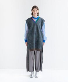 COQ CROSS STRIPE ロングベスト