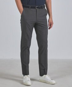 GOTAIRIKU 仕事で着られる 冷んやり綿パン【接触冷感/ストレッチ】ストレッチサマーポプリン