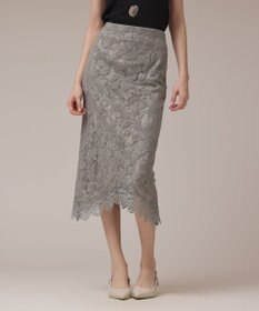 GRACE CONTINENTAL フロッキーレーススカート
