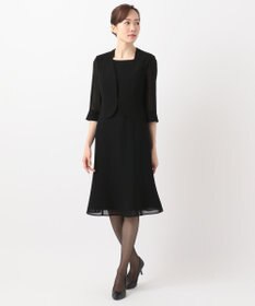 自由区 FORMAL 【洗える/着心地楽々】セオプラスエス ウォッシャブル ワンピース