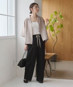 WEGO 【ANGIE VINTAGE】接触冷感開襟シャツ