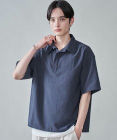 WEGO リネンライクスキッパーシャツ（SS）