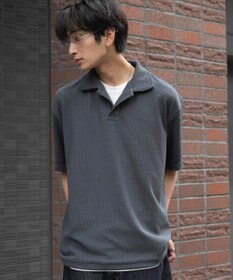 WEGO 【ユニセックス着用ITEM】フェイクレイヤードニットポロシャツ（SS）