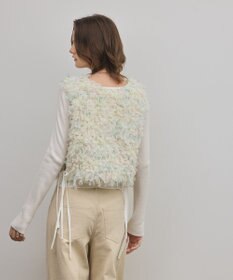 GRACE CONTINENTAL フリンジチュールベスト