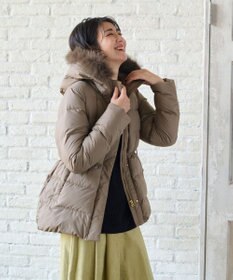 ANY 【洗える】スムースタッチ ショート丈ダウンコート