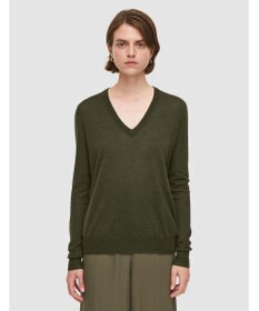 JOSEPH 【洗える】キャッシュエアー　Vネックニット