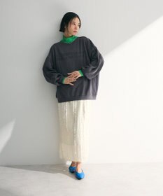 Green Parks 袖パイピングロゴチュニック