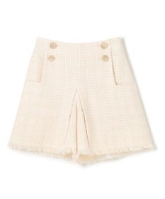 GRACE CONTINENTAL ツイードボックスタックショートパンツ