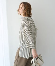 YECCA VECCA バルーン袖スキッパーシャツ