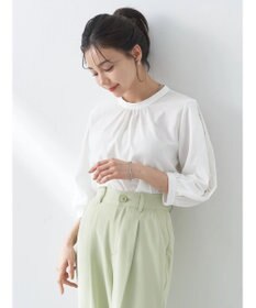 earth music&ecology レーススリーブブラウス