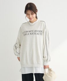 Green Parks 袖パイピングロゴチュニック