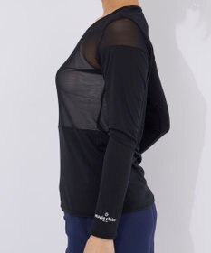 FILA GOLF／marie claire 【Marie claire sports】メッシュ切替アンダーシャツ