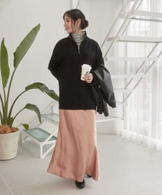 WEGO 【ユニセックス着用ITEM】ミラノリブハーフジッププルオーバー