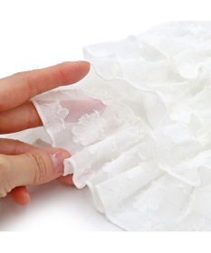 PET PARADISE ペットパラダイス お花 ふりふり ワンピース 《ホワイト》 小型犬