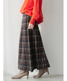 AMERICAN HOLIC ニットプリーツライクチェックスカート