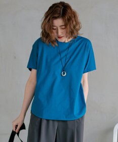 23区 【洗える】ALBINIコーコラン シャツテール Tシャツ