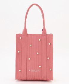 TOCCA 【大人百花掲載】【A4サイズ対応】RHYTHM OF PEARL KNITBAG ニットバッグ