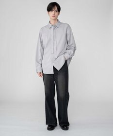 WEGO 【ユニセックス着用ITEM/MLサイズ展開】TRボウタイシャツ（LS）