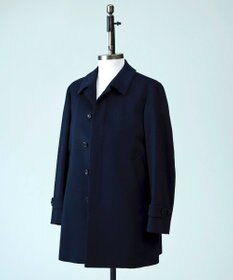 J.PRESS MEN ウールとカシミヤの品格素材【定番】ウールカシミヤビーバー ドレスショートコート_25年モデル ネイビー系