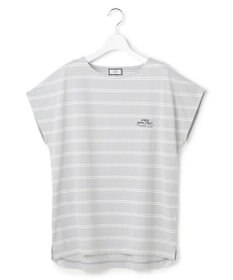 J.PRESS YORK STREET 【WOMEN】キャップスリーブ ボーダーTシャツ