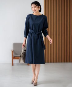 新品　23区　24AW【洗える】TRハウンドトゥース ワンピース 大きいサイズ 洗える】TRハウンドトゥース ワンピース / 23区 | ファッション通販