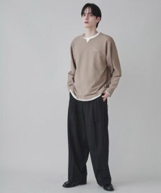 WEGO 【2点SET】アンサンブルキーネックプルオーバー