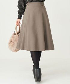 ANY SIS 【洗える】サイドバックルライト スカート