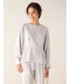 Green Parks ｅｆ－ｄｅ　ペプラムブラウス