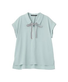 YECCA VECCA 2wayストライプリボンブラウス