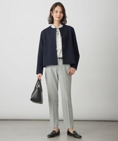 J.PRESS LADIES S スエード幾何プリント ブラウス