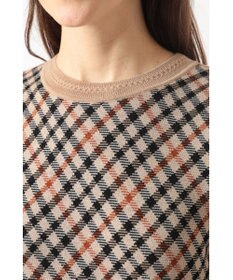 DAKS チェック ジャカードプルオーバー