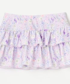 ANY KIDS ギンガムチェック×花柄セパレート水着