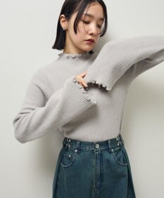 Green Parks ・ｓｗｉｎｇ　ｂｙ　ウラシャギーフレアスリーブニット