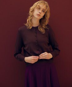 組曲 クルミボタン ニットカーディガン