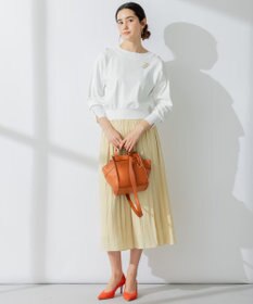 組曲 S 【パールボタン付】ブーケカラーリラクシー ニット