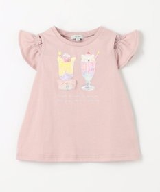 ANY KIDS オンオフショルダーパフェTシャツ
