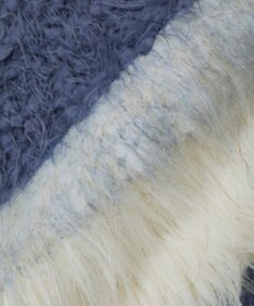 earth music&ecology ポンポンヤーンミックスインターシャカーディガン