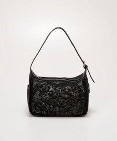 TOPKAPI 【TREASURE TOPKAPI】プリント 巾着バッグ付き メッシュ ワンハンドルバッグ